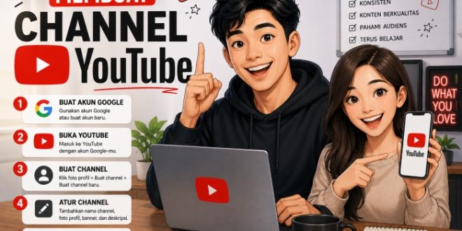 langkah awal menjadi YouTuber